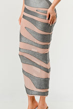 Load image into Gallery viewer, Metallic Bandage Mesh Insert Dress