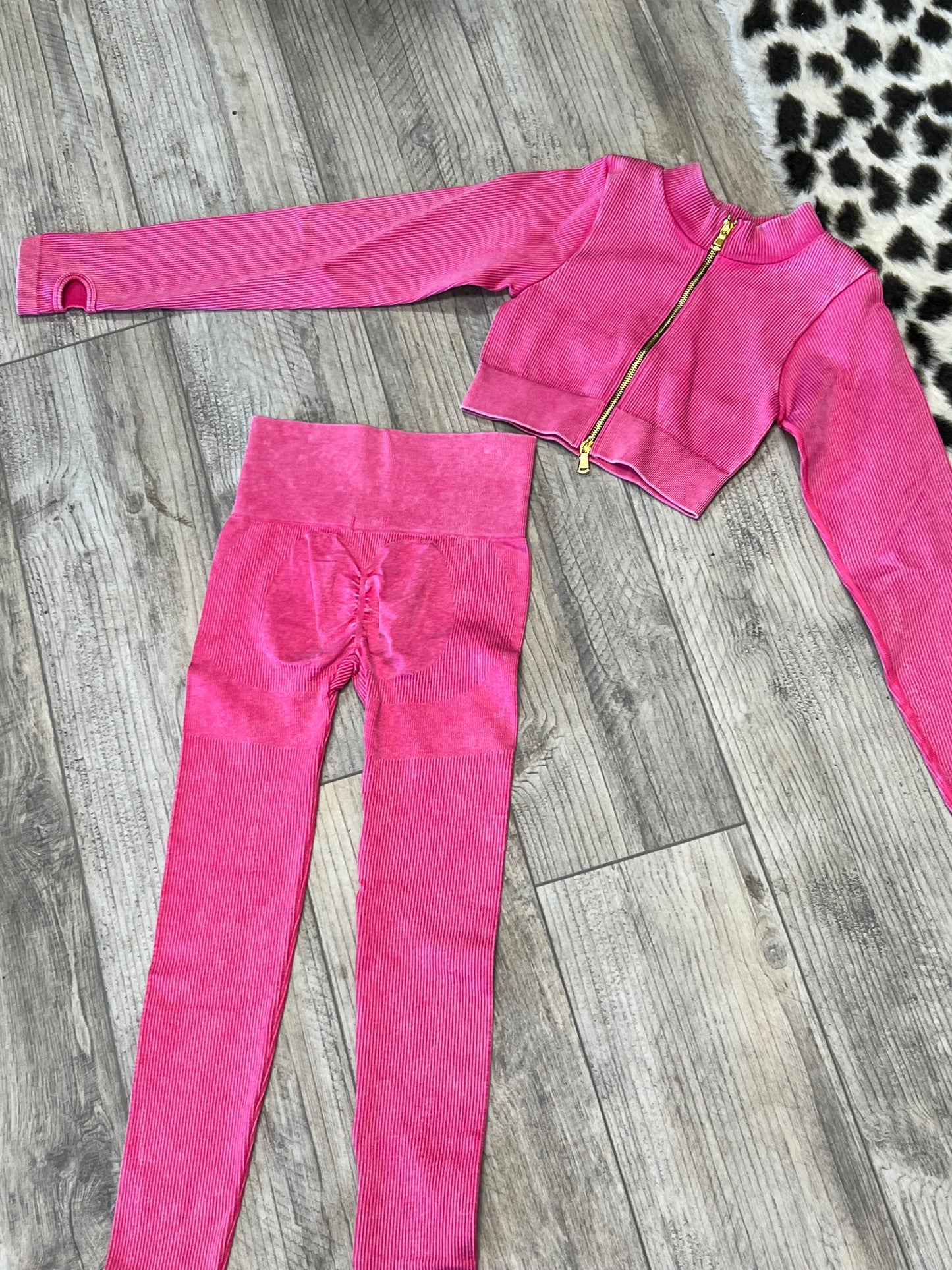Pink Two Piece Set