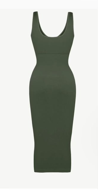 V-sculpt Hourglass Midi Dress