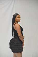 Load image into Gallery viewer, Midnight Ruffles Dress