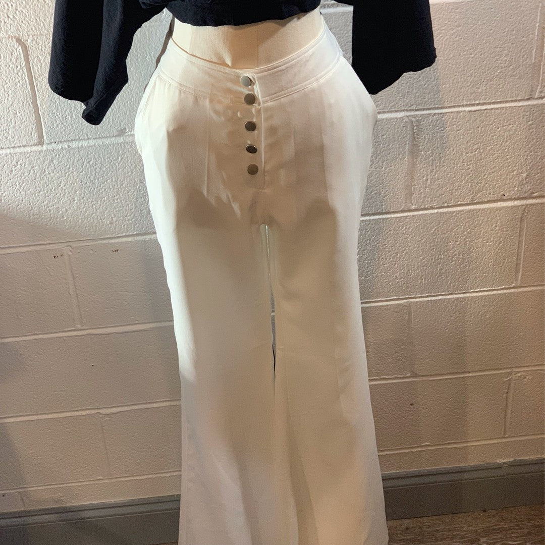 High Waisted Dressy Pants W/ Flare Ends