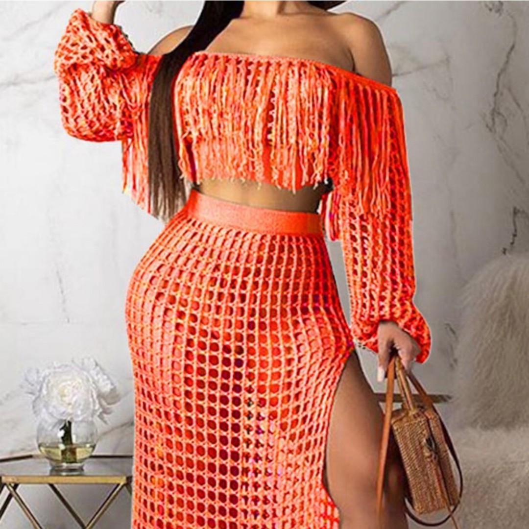 Orange Cover Up