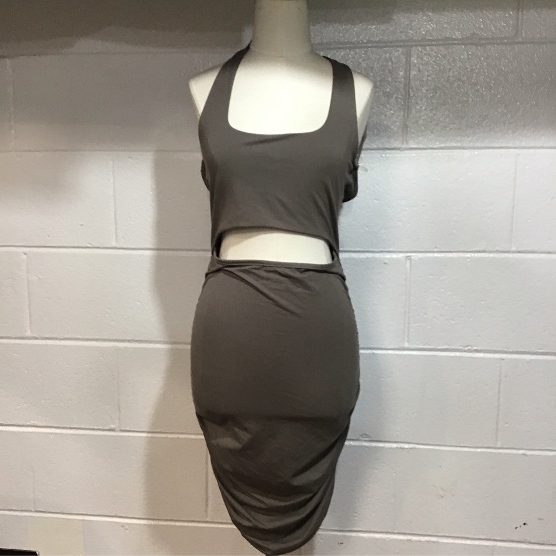 Sexy Short Dress Grey