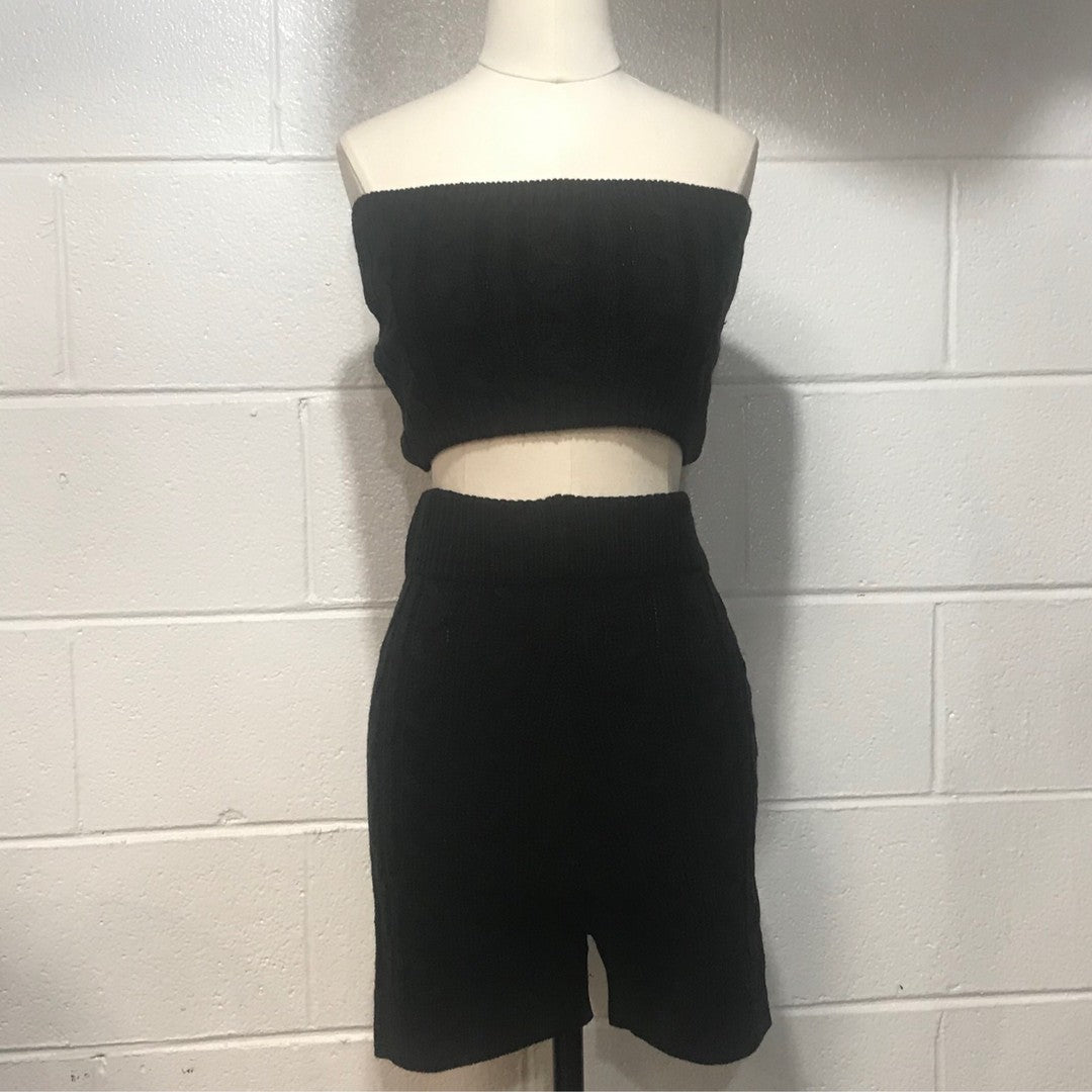 Knit Two-Piece Shorts Set