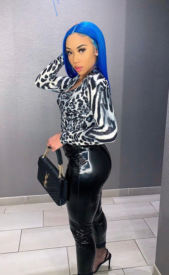 Leopard Skin Corset Top