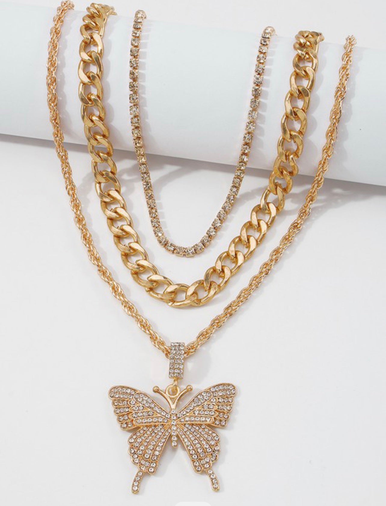 Butterfly Pendant Necklace