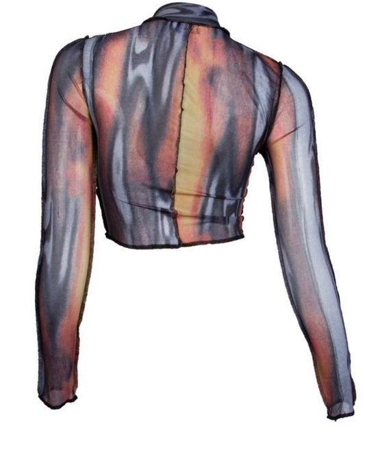 Let It Burn Crop Top