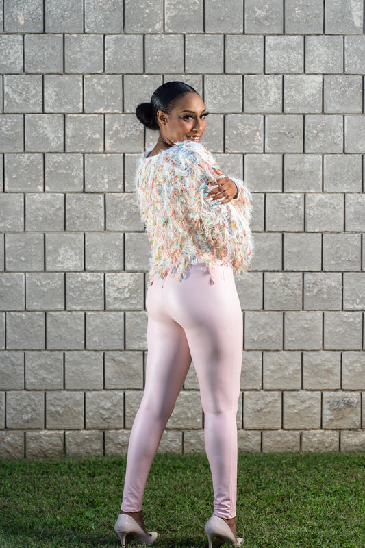 Cream Blue Sweater