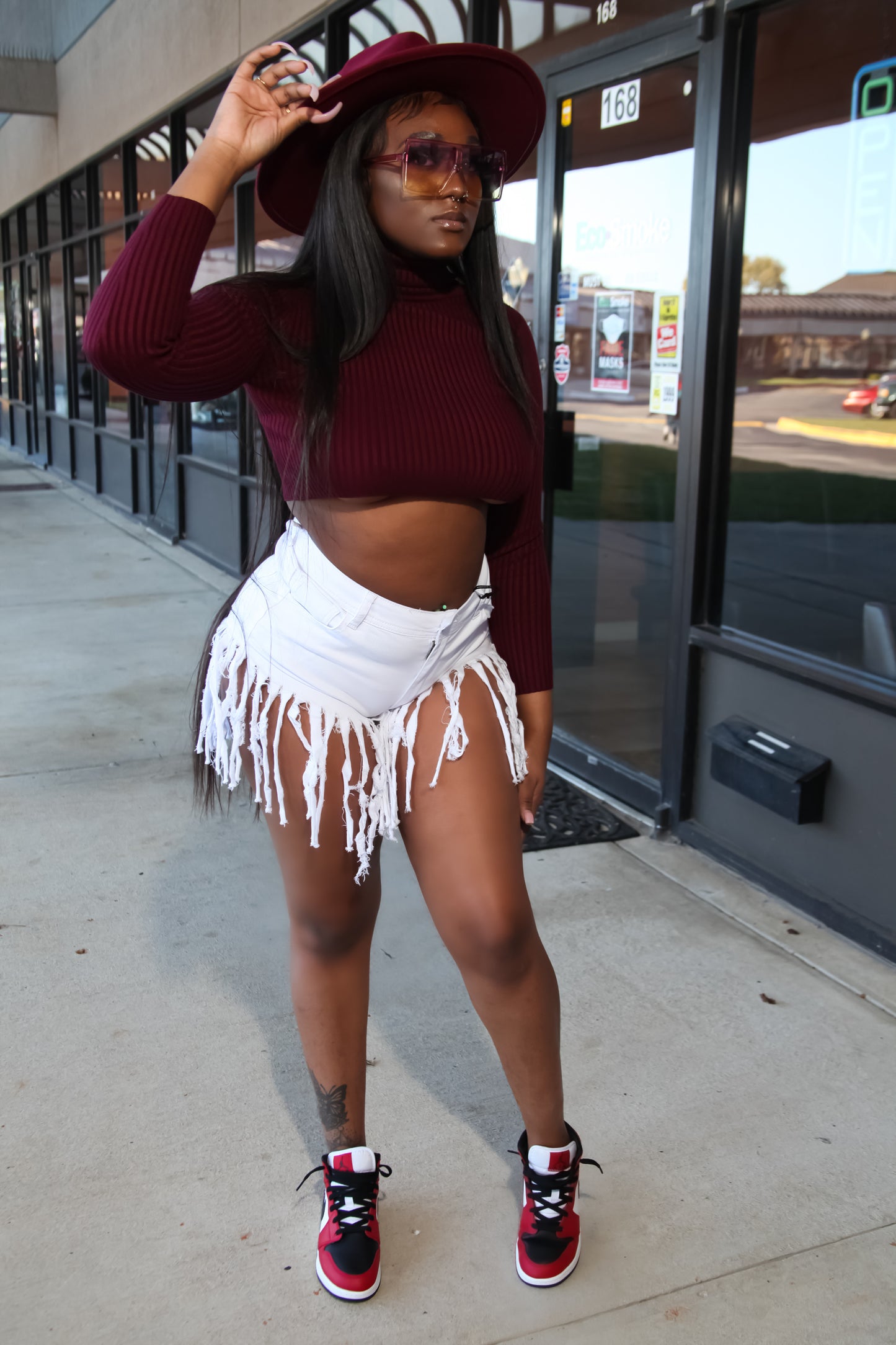 White Daisy Duke Shorts