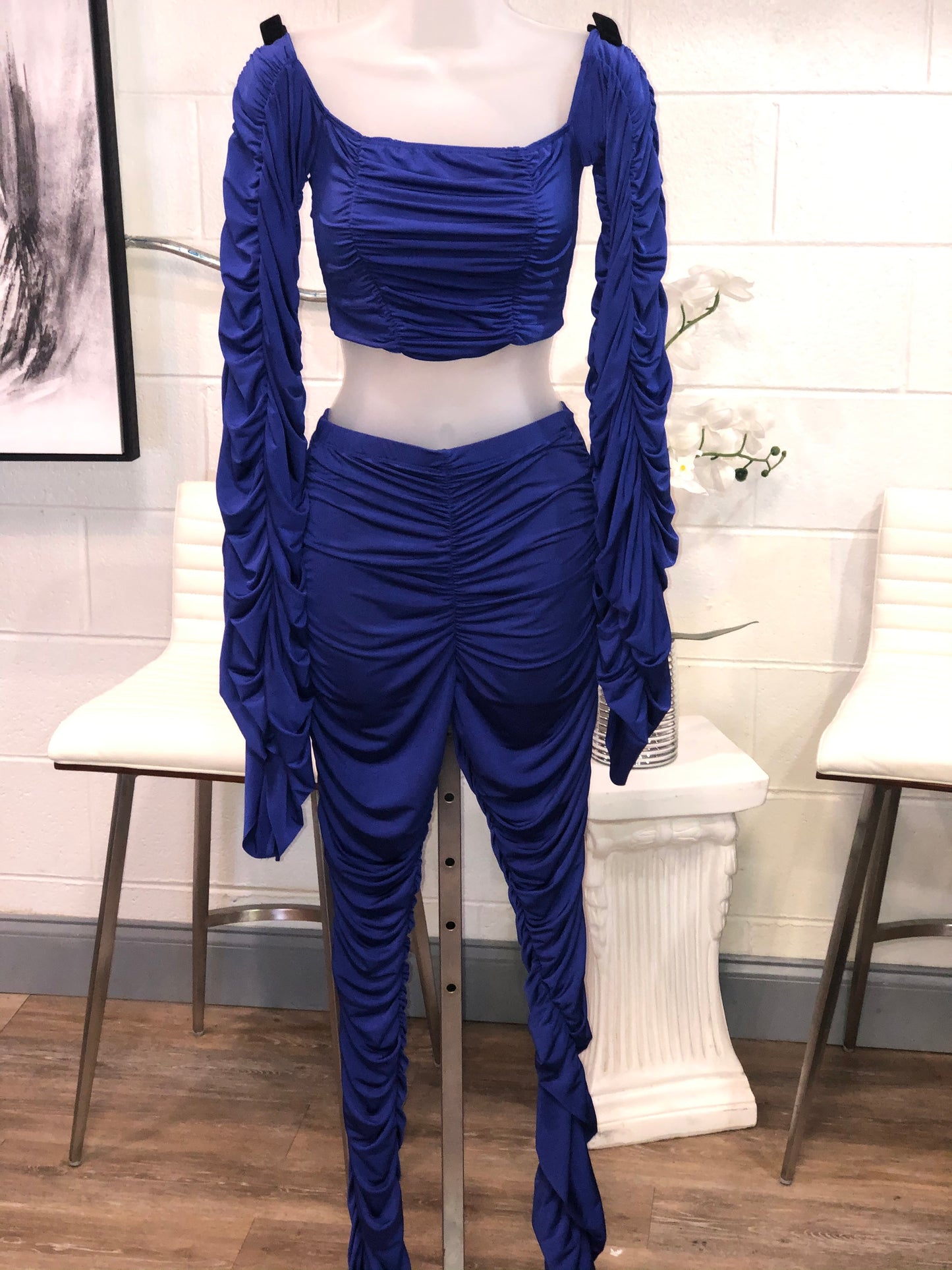 Marilyn Blue Two Piece