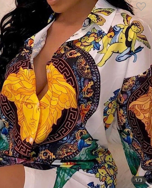 Medusa Shirt Dress