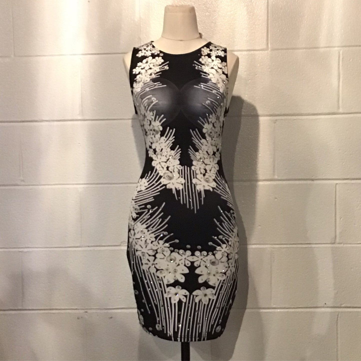 Floral Jeweled Dress