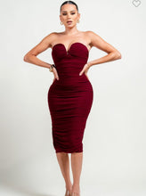 Load image into Gallery viewer, Cherry Noir Tube Dress
