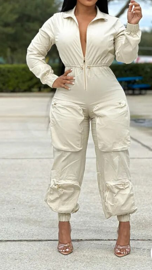 On my way cargo jumpsuit