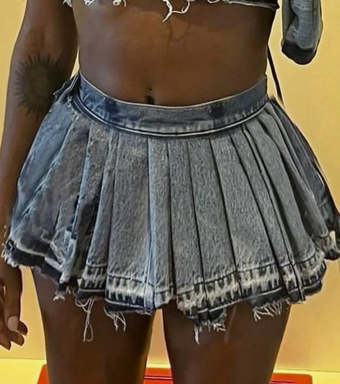 Chloe Denim Mini Skirt