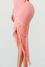 Load image into Gallery viewer, ATHINA SWEETHEART TASSEL BANDAGE DRESS
