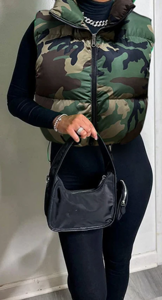 PlayOffs Camo Puffer Vest