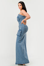 Load image into Gallery viewer, Urban Chic Denim Gown
