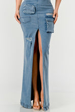 Load image into Gallery viewer, Urban Chic Denim Gown
