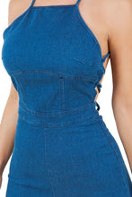 Load image into Gallery viewer, WOMEN FASHION DENIM JUMPSUIT
