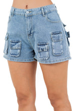 Load image into Gallery viewer, WOMEN FASHION DENIM SHORT
