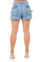 Load image into Gallery viewer, WOMEN FASHION DENIM SHORT
