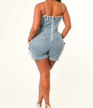 Load image into Gallery viewer, Shelly Denim Romper
