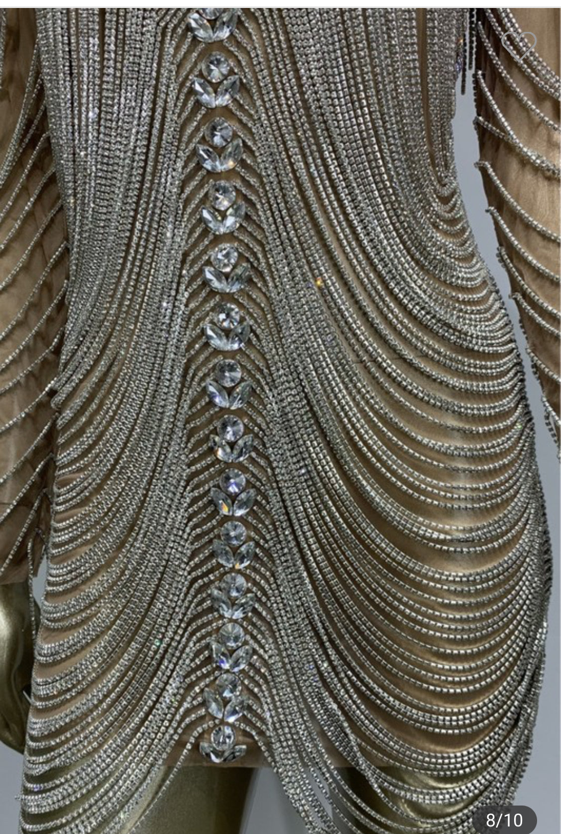 Carmella Embellished Mini Dress