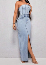 Load image into Gallery viewer, My Day Denim Dress
