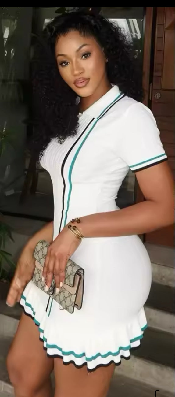 Tennis sweater dress