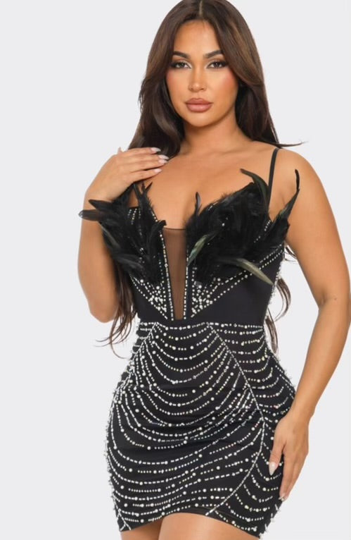 Fascinating Rhinestone Dress