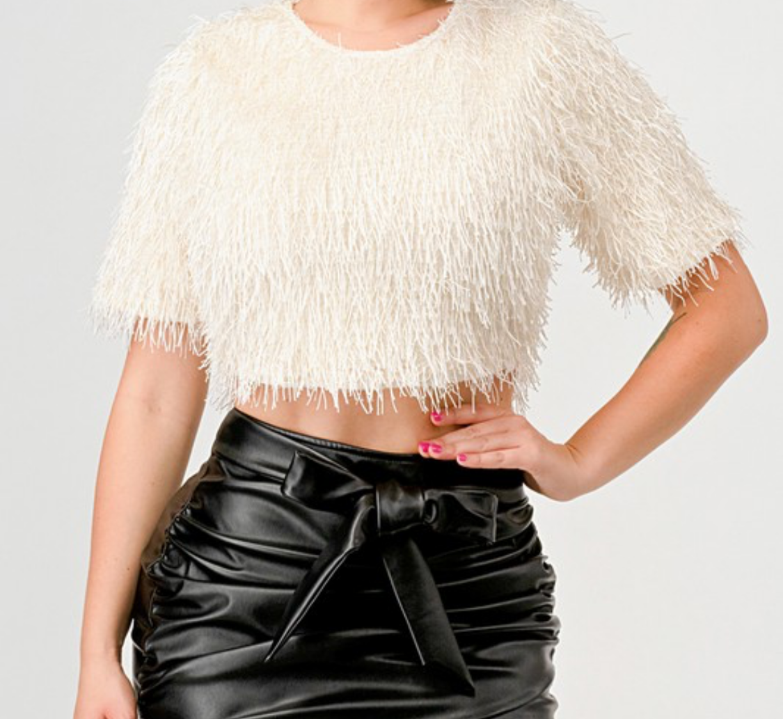 Never Regular Fringe Top