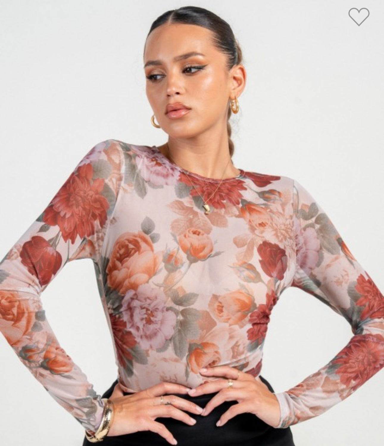 Rose Veil Bodysuit