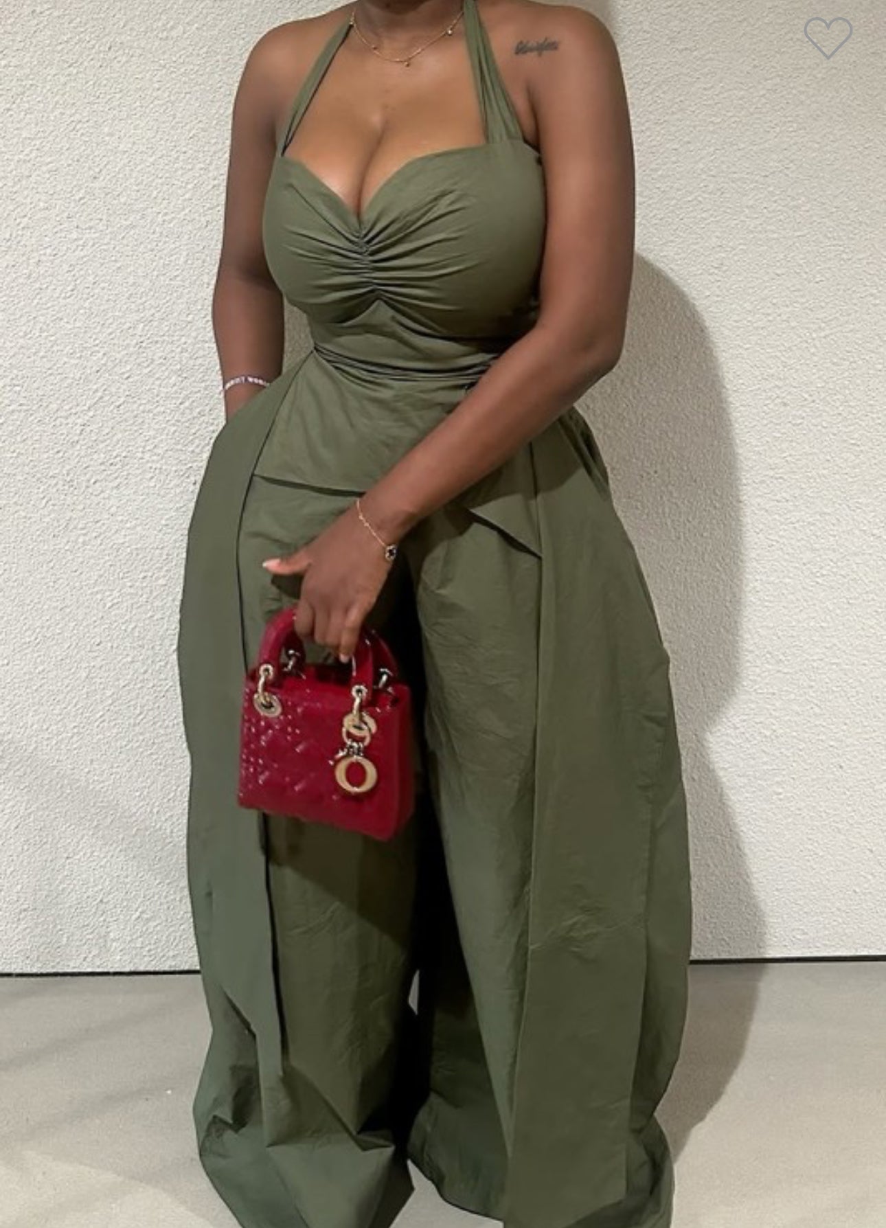 Olive Allure Jumpsuit