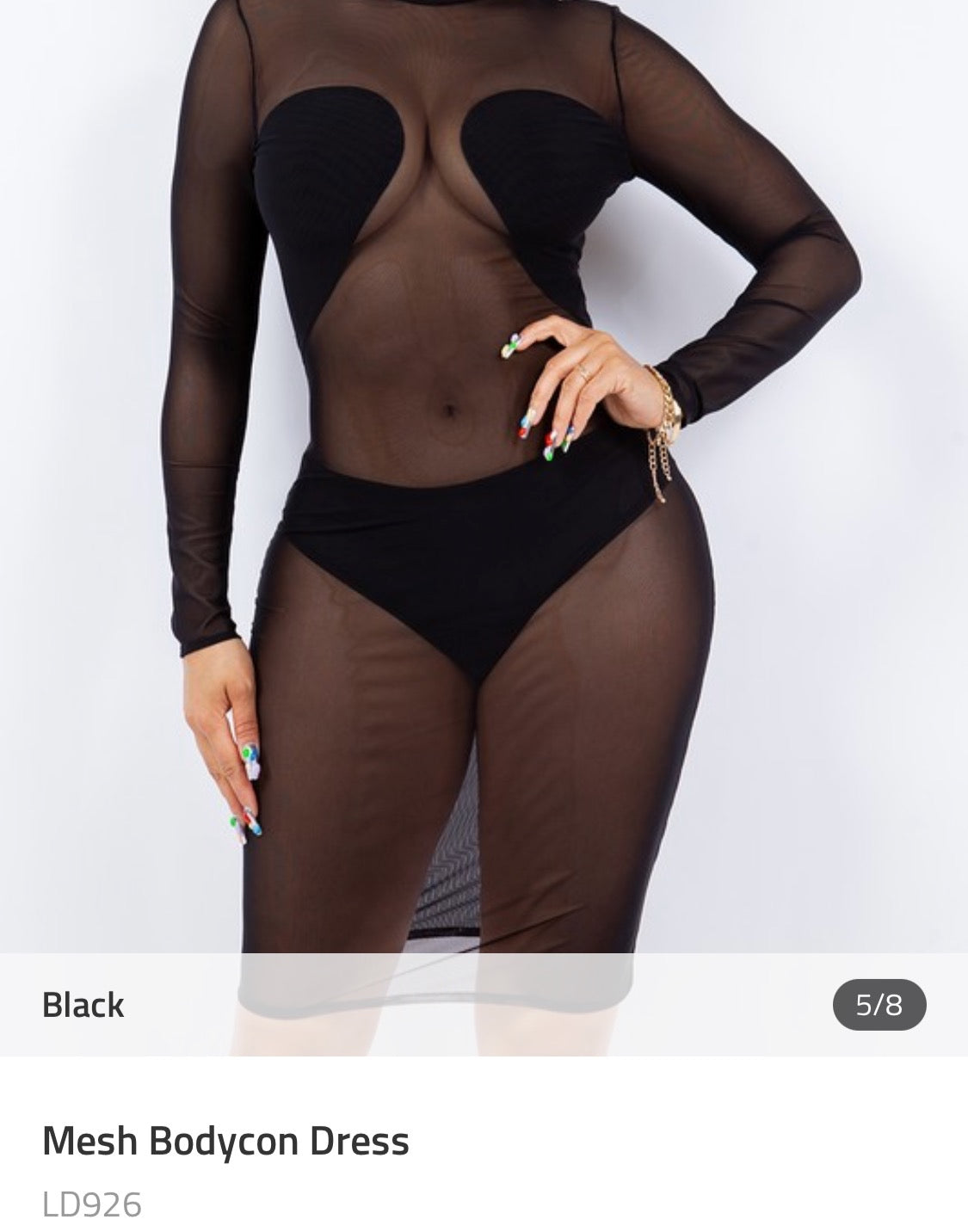 Mesh BodyCon Dress Vivi'd Boutique & Vivi'd Hair Mesh BodyCon Dress Vivi'd Boutique & Vivi'd Hair