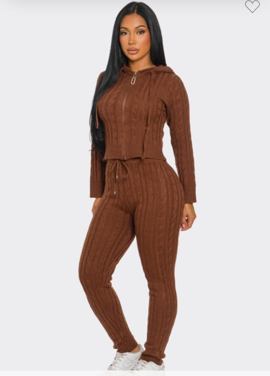 Knitted Pants Set