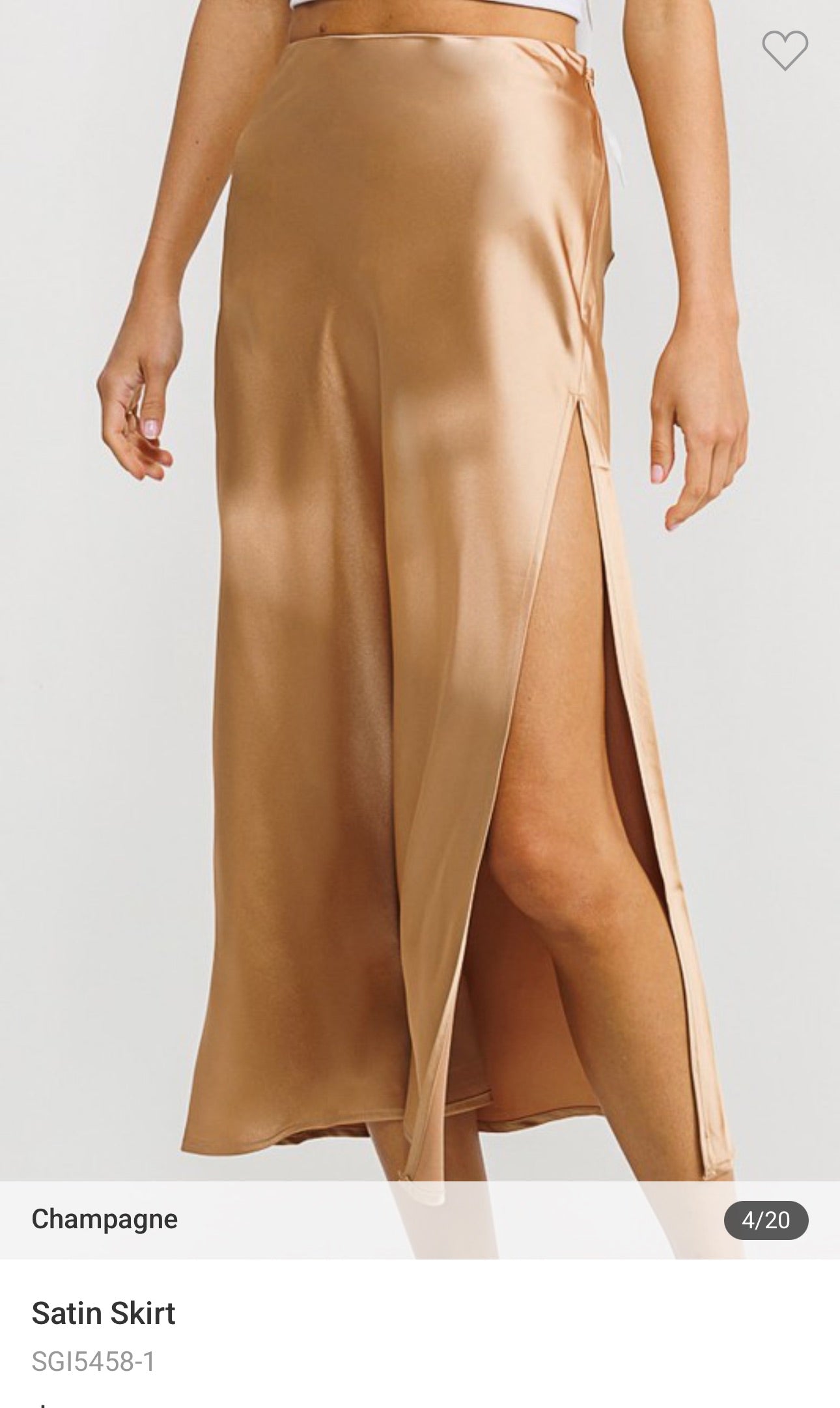 Gold Skirt