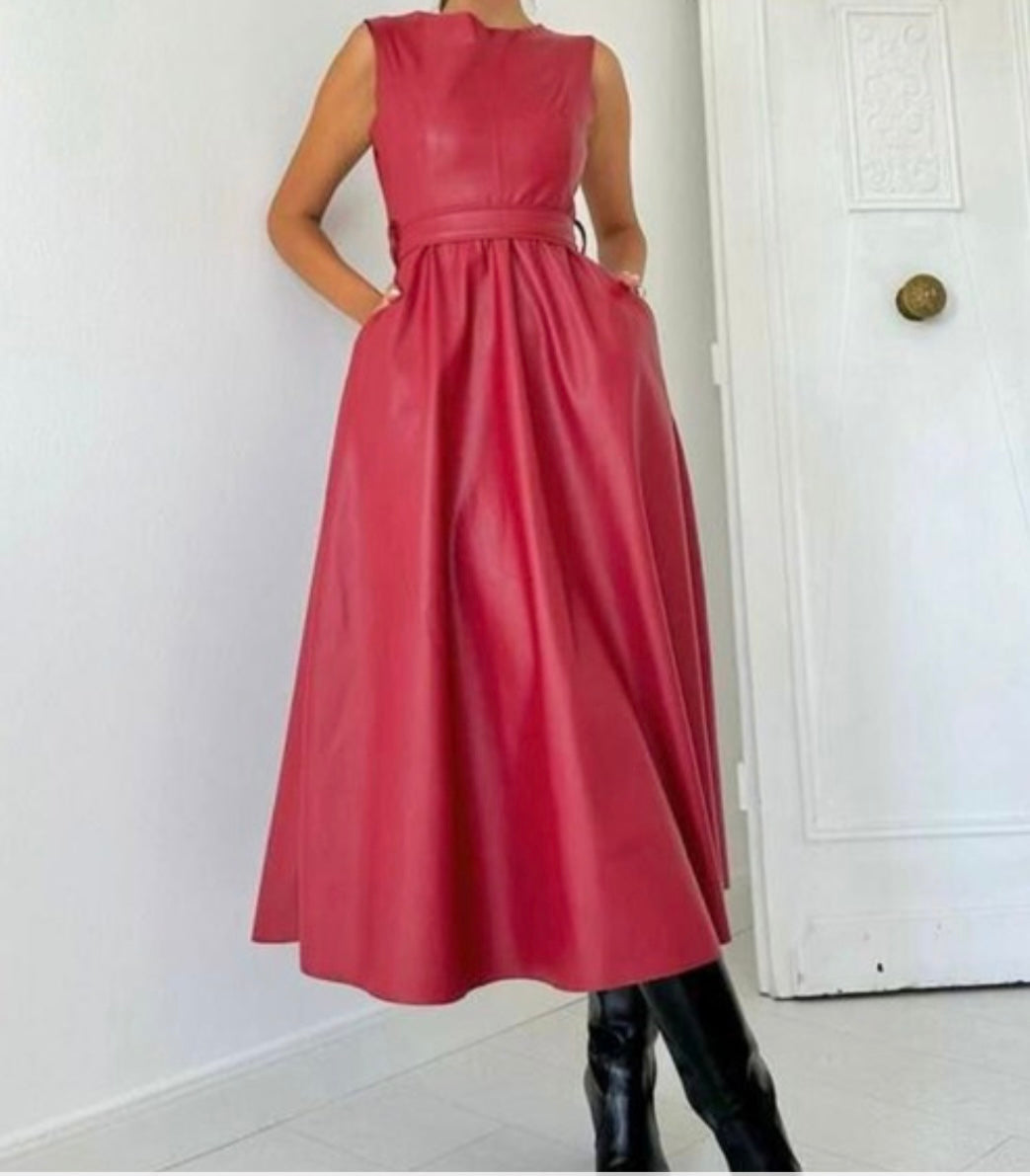 Vegan Leather Maxi