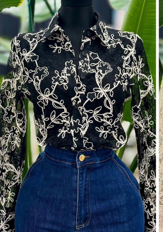 Paris Nights Blouse