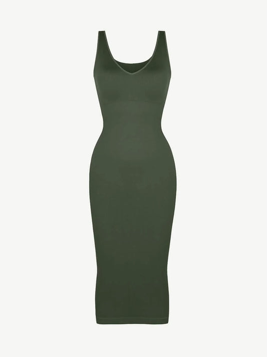 V-sculpt Hourglass Midi Dress
