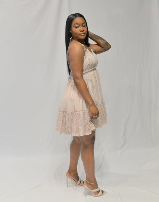 Barely There Halter Backless Dress