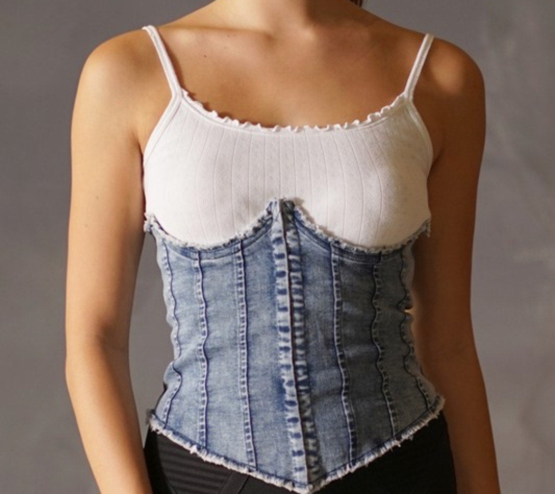 Blue Frame Corset