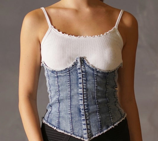 Blue Frame Corset
