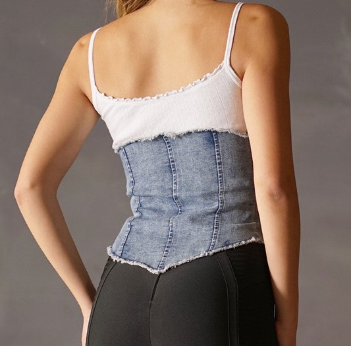 Blue Frame Corset