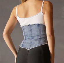 Load image into Gallery viewer, Blue Frame Corset
