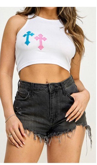Divine Crossed Tank Top