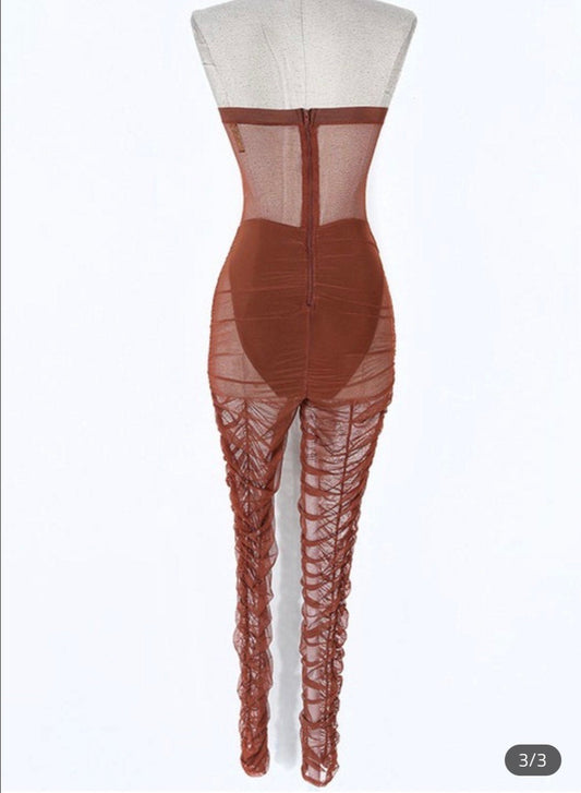 Boudoir Babe Corset Jumpsuit