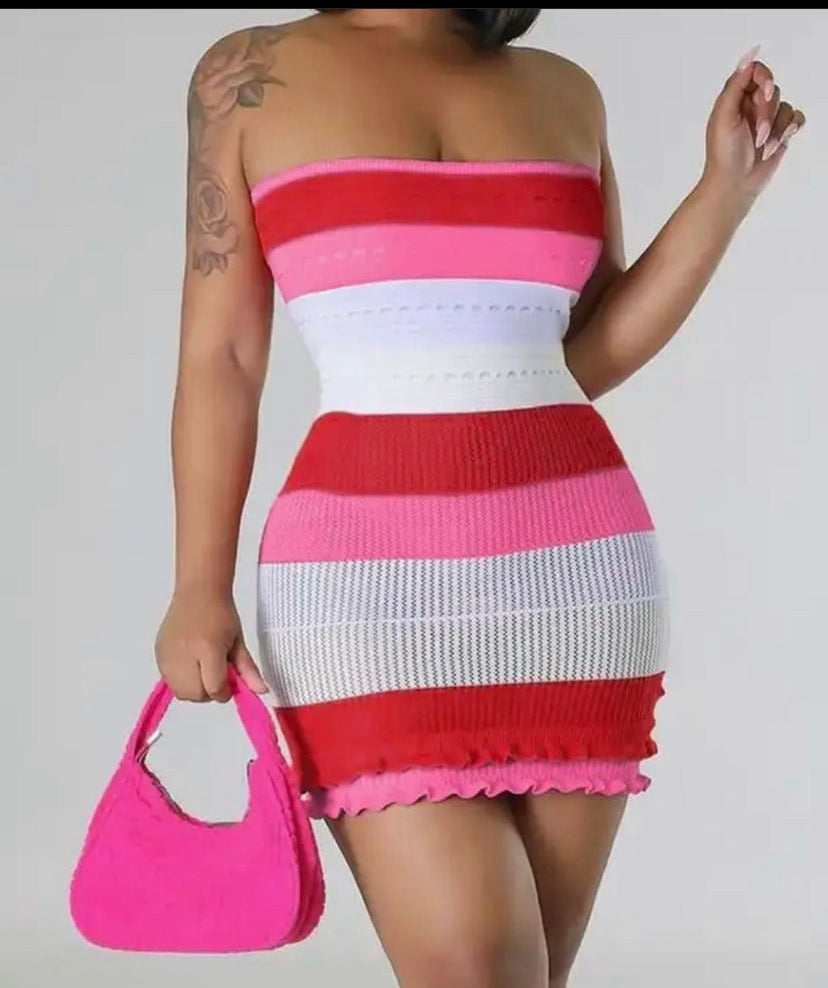 Rose Knit Dress Vivi'd Boutique & Vivi'd Hair Rose Knit Dress Vivi'd Boutique & Vivi'd Hair