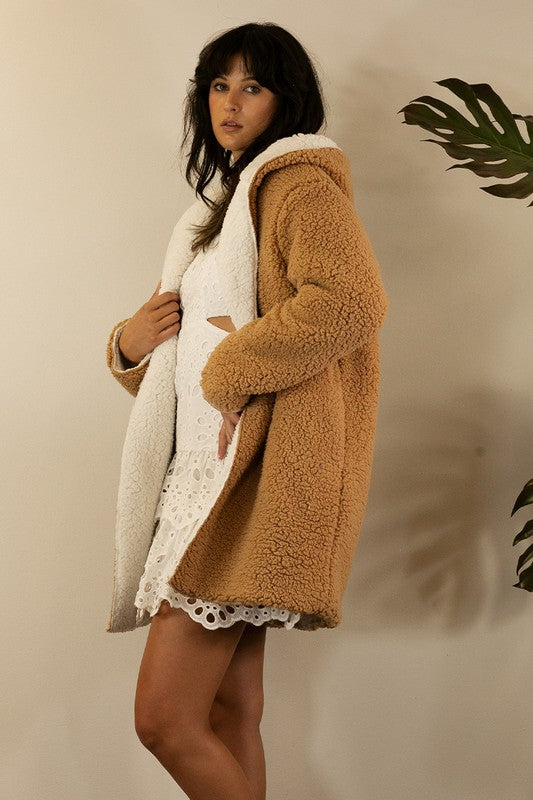 BEAR HOODIE COAT