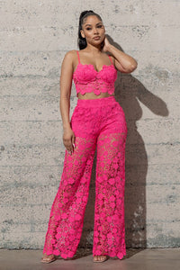 TWO PIECE LACE SET